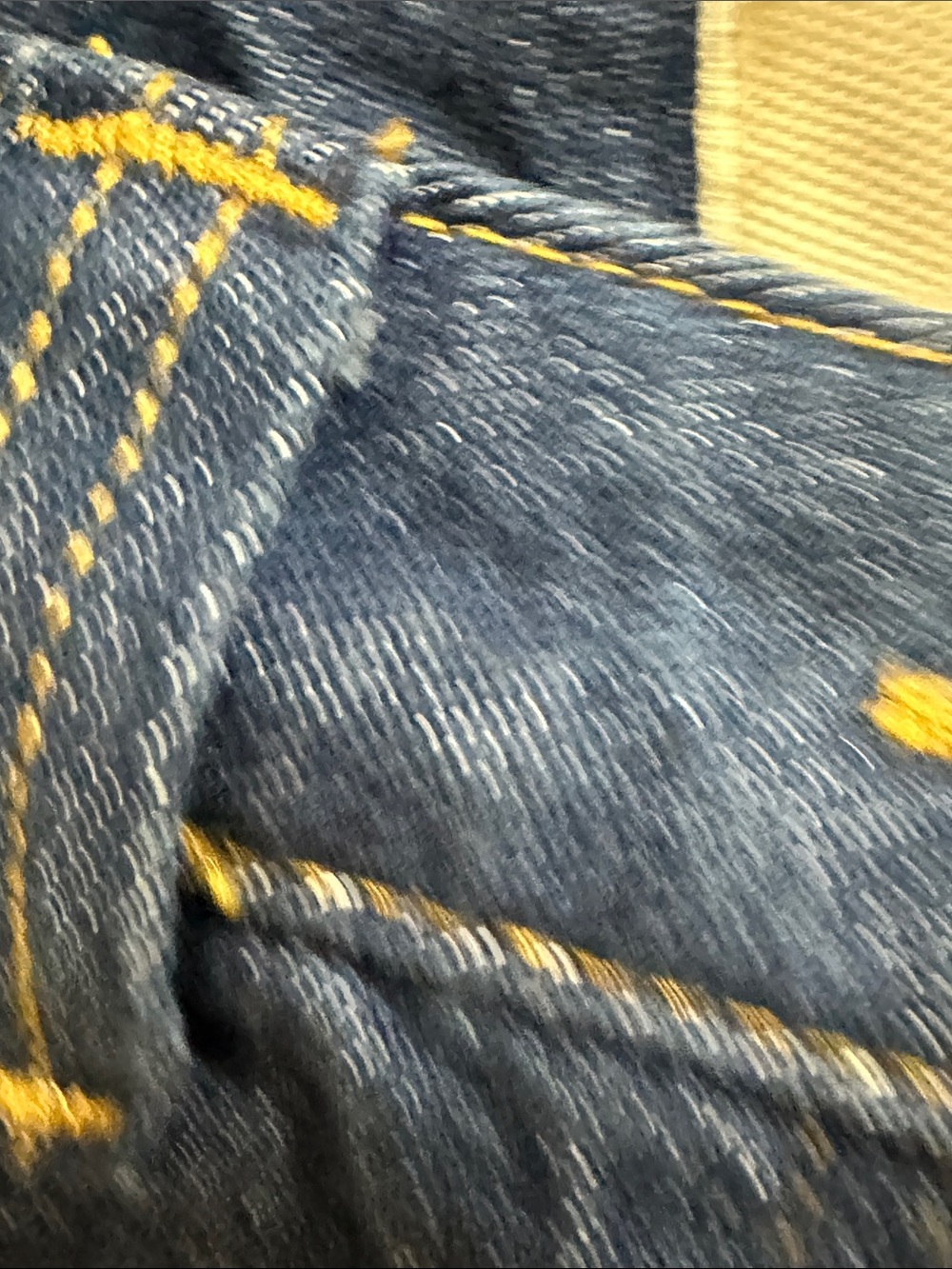 Reiss Navy Wide-Leg Denim Trousers - Picture 3 of 12